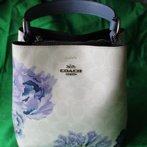 Coach Small Town Bucket Bag Coach X Kaffe Fassett floral print